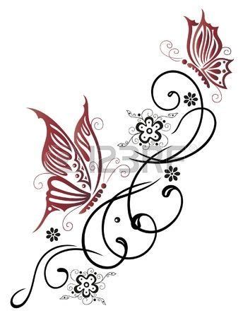 Tatuaje De Mariposa Tribal | Mariposa Monarca
