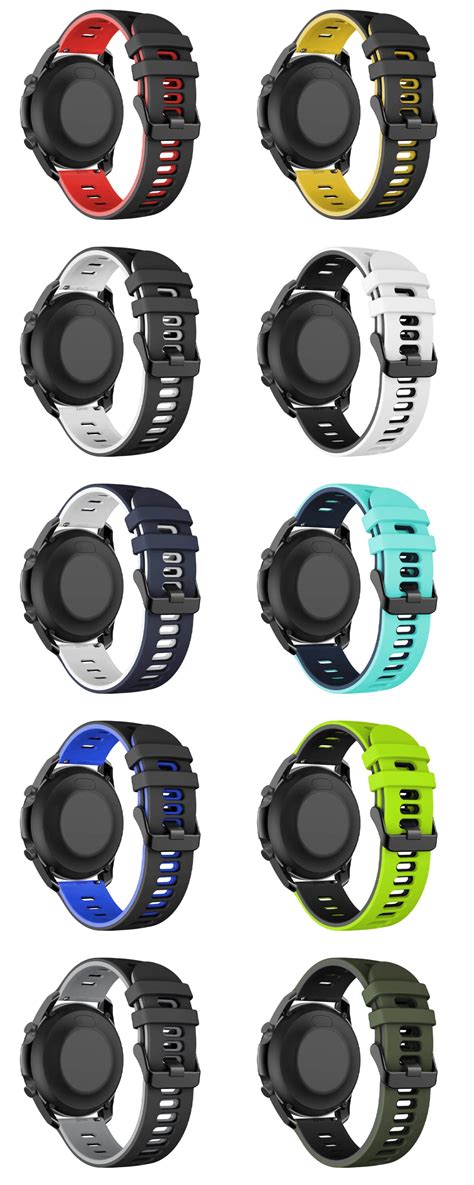 Спортивный силиконовый ремешок 20/22 мм для POLAR IGNITE 2 полосы POLAR ...