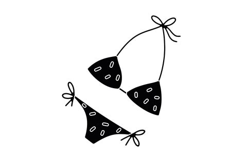 Summer Bikini Solid Icon Graphic By Kindaweird Studio Creative Fabrica
