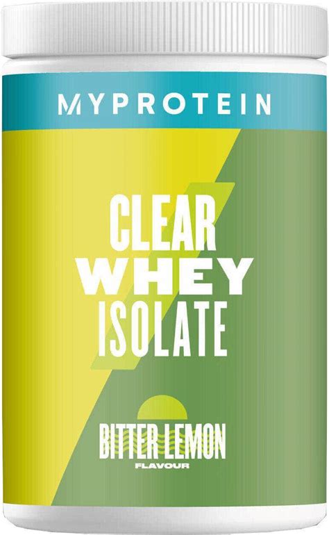 myprotein clear whey isolate lemon se priser nu