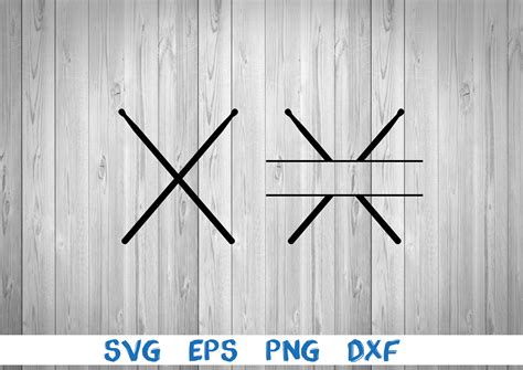 Crossed Drumsticks Graphic By Svgbrooklyn · Creative Fabrica