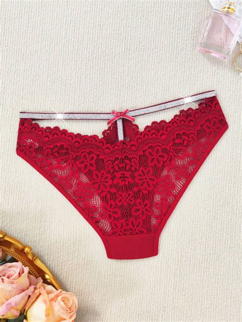 Lace Floral Bowknot Silver Wire Sexy Charming Mature Sparkle