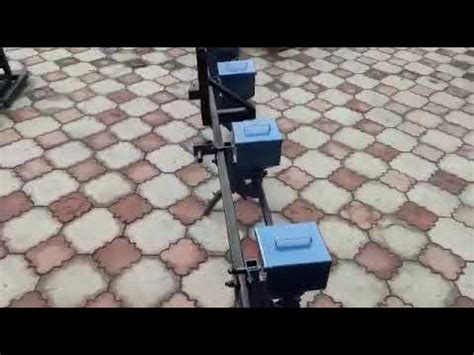 Сеялка кукурузная для минитрактора и мотоблока - YouTube