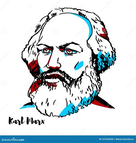 Karl Marx Portrait Editorial Stock Photo Illustration Of Heritage