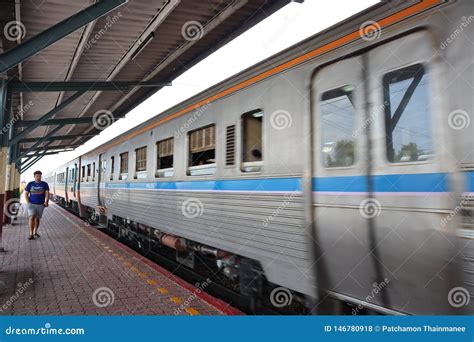 Nakhon Sawan Thailand On May 6 2019 The Thai Railway Station Has A