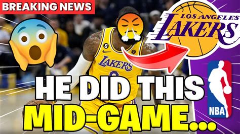 What Lakers Superstar Does Something Unexpected On The Nba Los