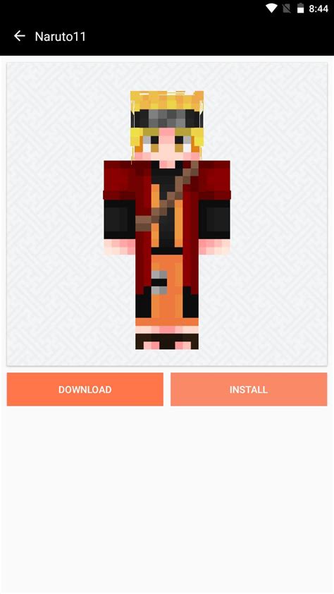 Android İndirme Için Naruto Shinobi Skins Mcpe Apk