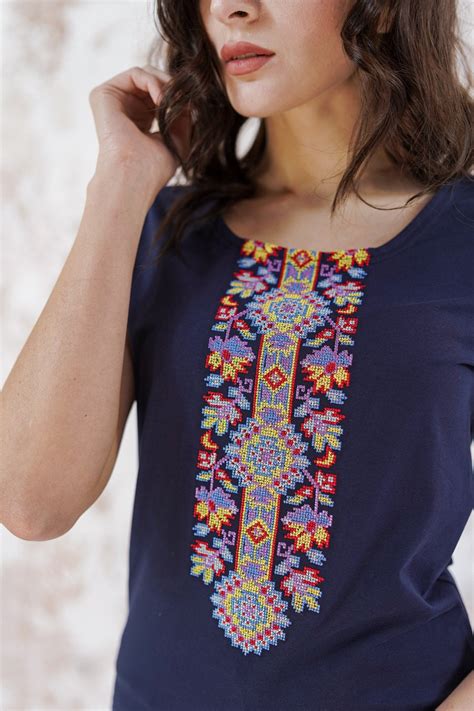 Mexican Tee Shirts Women Embroidered T Shirt For Etsy