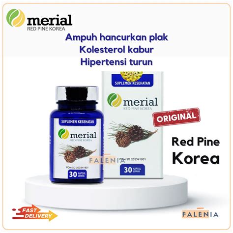 Jual Original Merial Red Pine Korea Original Suplemen