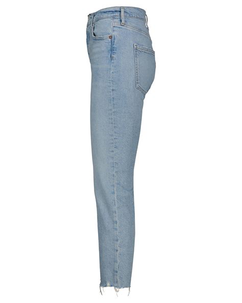 Damen Jeans RILEY Straight Fit High Rise verkürzt