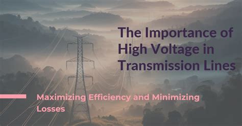 Why We Use High Voltage To Transmission Line Yasir Arafin