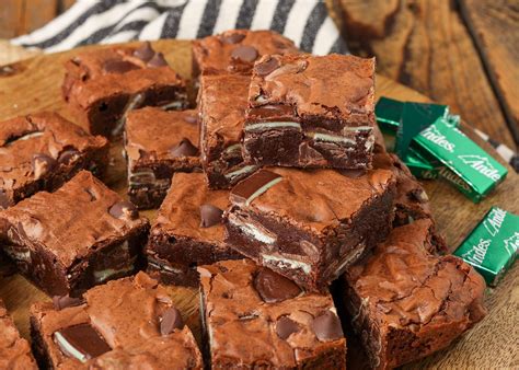 Andes Mint Brownies - Chocolate with Grace