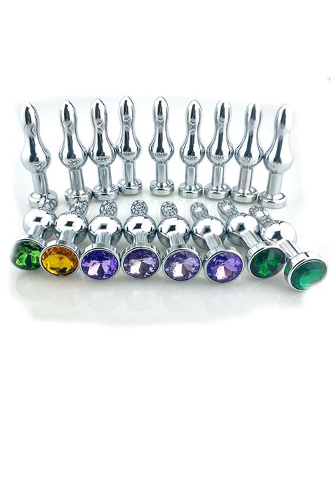 Diamond Anal Plug Exercise Vagina Stainless Steel Butt Plug