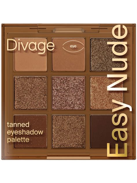 Палетка теней для век Divage Easy Nude Tanned eyeshadow palette