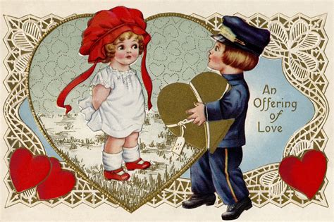 Vintage Valentine Illustration