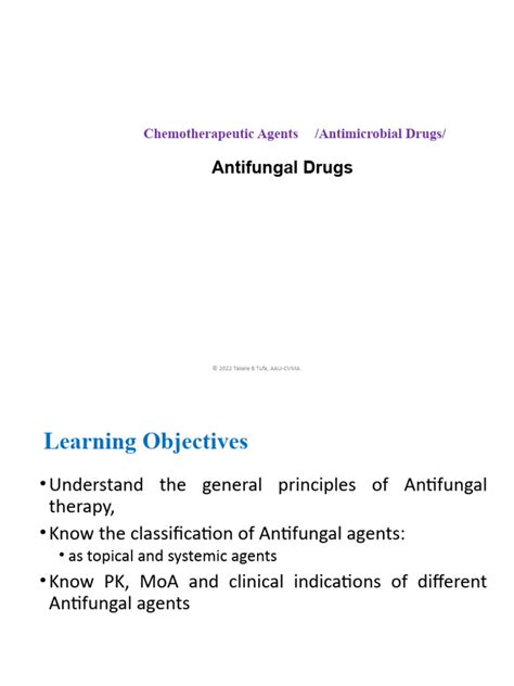 Lecture 7. Antifungal Agents | PDF | Medical Specialties | Clinical ...