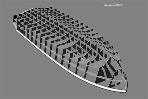 Проект 10-метрового скоростного рабочего катера из ПНД, чертежи катера ...