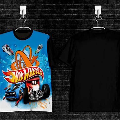 Camiseta Adulto Hot Wheels Elo Produtos Especiais