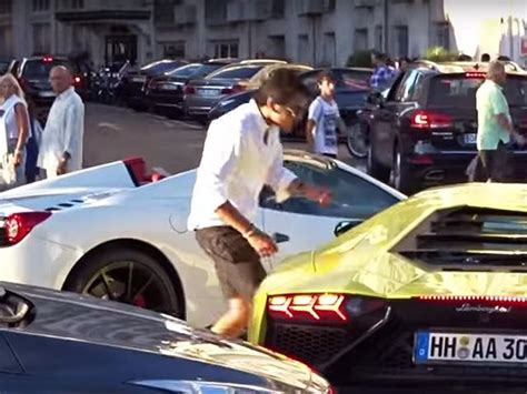 Angry Ferrari Driver Blocks Road To Argue With Lamborghini Carbuzz