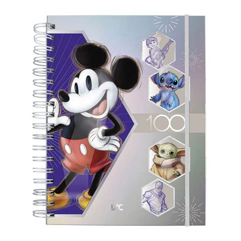 Caderno Disney 100 Anos - Caderno Smart Universitário Disney 100 Anos | Shopee Brasil