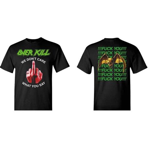 Overkill Fuck You We Don T Care What You Say Fuck You Official