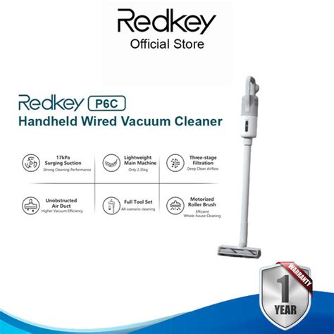 Promo Redkey P6C 2 in 1 Handheld Wired Vacuum Cleaner Penyedot Debu ...