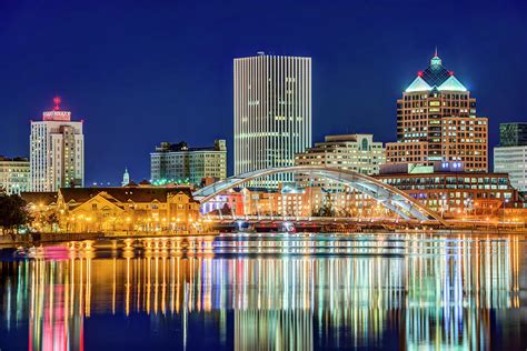 City of Rochester Skyline Photograph by James Montanus - Fine Art America