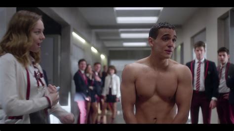 Casperfan Naked Famous Males Miguel Herrán sexy naked bum in Elite S01E01