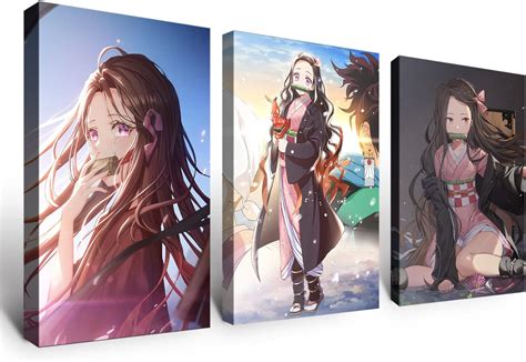 Buy Anime Posters Demon Slayer Nezuko Rengoku Zenitsu Poster Canvas