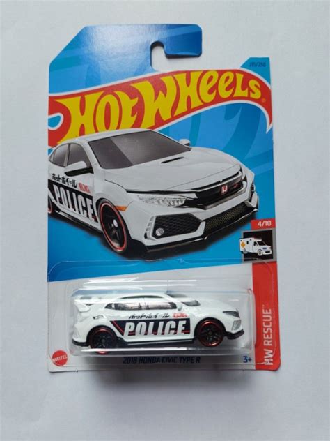Hot Wheels Honda Civic Type R Police Car Hobbies Toys Toys Games On Carousell