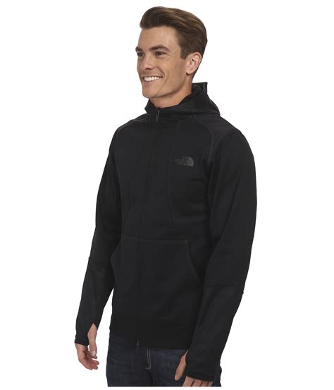 The North Face Fleece Quantum Full Zip Hoodie In Black Lyst