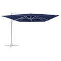 Parasol déporté NATERIAL Aura bleu carré, L.286 x l.281 cm | Leroy Merlin