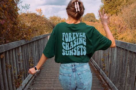 Forever Chasing Sunsets Retro T Shirt Retro Preppy T Shirt Beach Tee