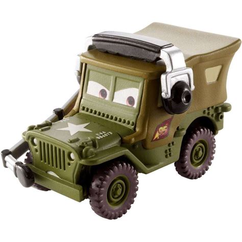 Disneypixar Cars Sarge With Headset Die Cast Vehicle