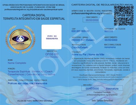 Carteira De Terapeuta Holístico Gratuito - 6
