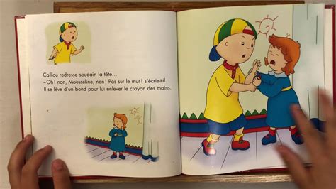 056 Caillou Soccupe De Sa Petite Sœur Caillou French Book Reading