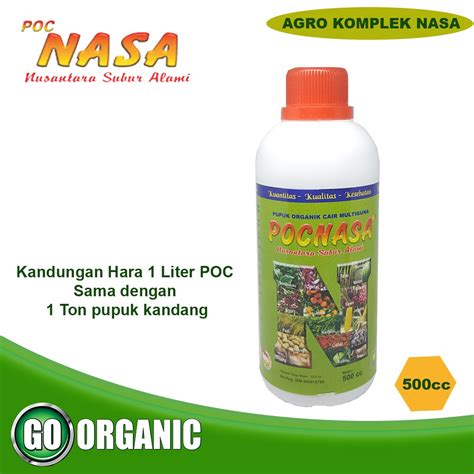 Jual Poc Nasa Cc Pupuk Organik Cair Untuk Tanaman Peternakan Dan