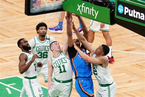 Thunder Vs Celtics Best Photos From Okcs Win Over Boston