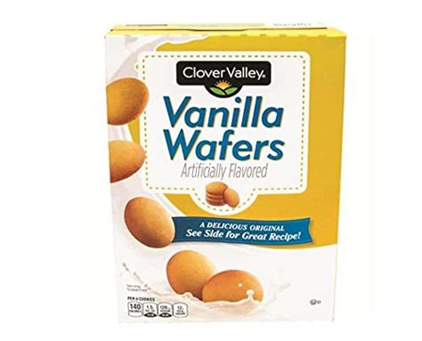 Clover Valley Mini Vanilla Wafers 1 Box 8 Oz Small Bite