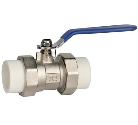Ppr Double Union On Off Valve Two End Hot Melt Copper Ball Valve Hot Melt Copper Ball Valve