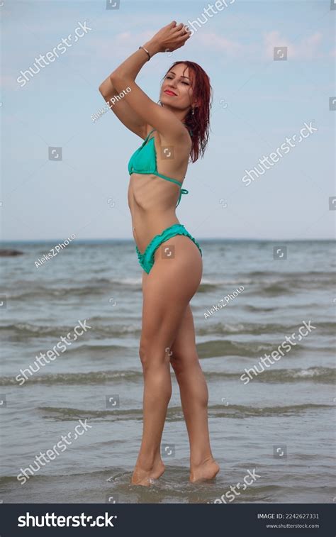 Beautiful Woman Sexy Bikini On Beach Stock Photo 2242627331 Shutterstock