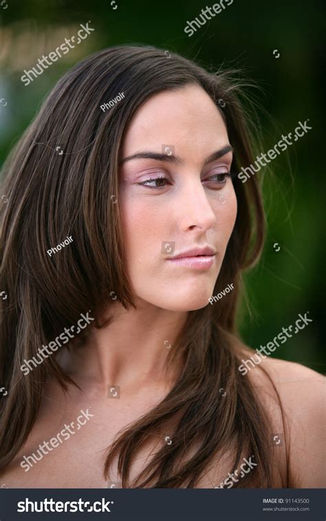Naked Brunette Outdoors Stock Photo Shutterstock