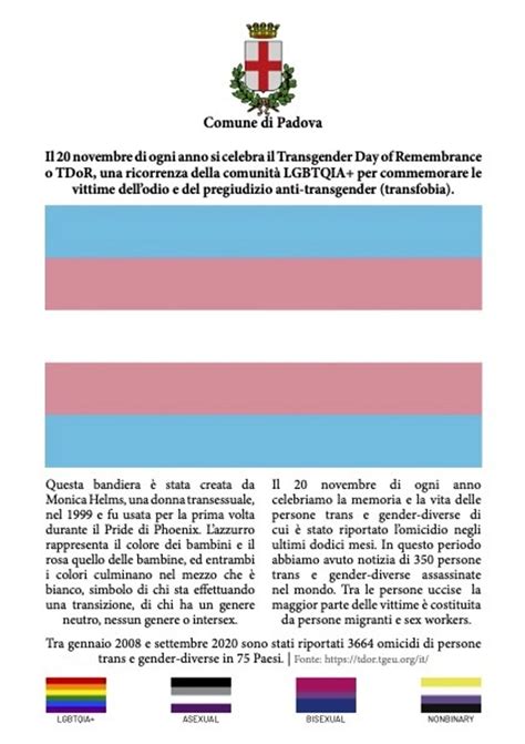 Giornata Della Memoria Transgender Tutte Le Iniziative A Padova