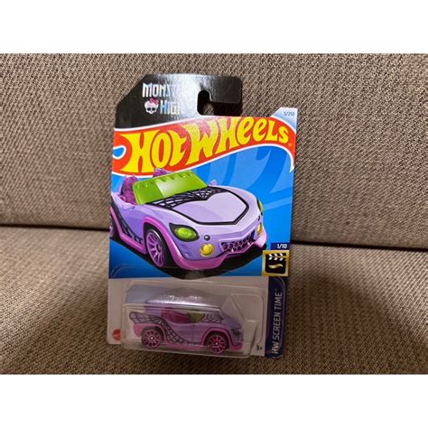店小二 現貨 正版 全新 hot wheels monster high ghoul mobile 粉色 怪物高校 蝦皮購物