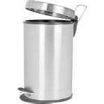 Buy SINTAGE Stainless Steel Plain Pedal Bin With Plastic Bucket And Lid