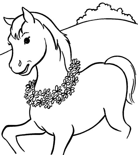 Cavalos Para Imprimir E Colorir