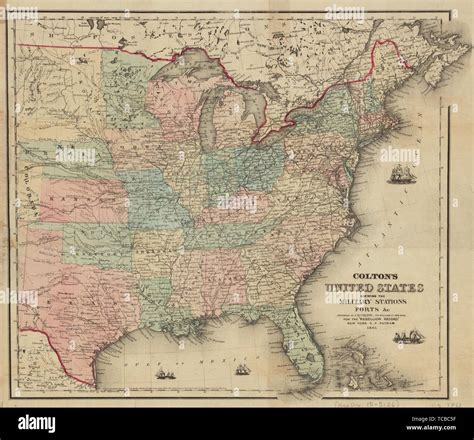 Map Of North America 1800 Maping Resources