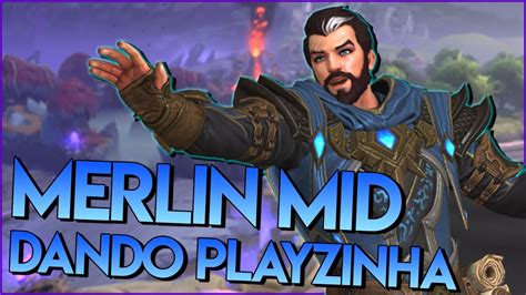 RANKED CONQUISTA MERLIN MID SMITE BR YouTube