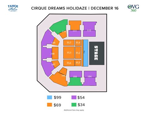 Tahoe Blue Event Center: Comprehensive Seating Map and Guide 1