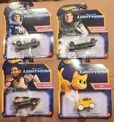 2022 HOT WHEELS Disney Pixar LIGHTYEAR Character Cars Complete Set Of 4 NEW 19 49 PicClick UK